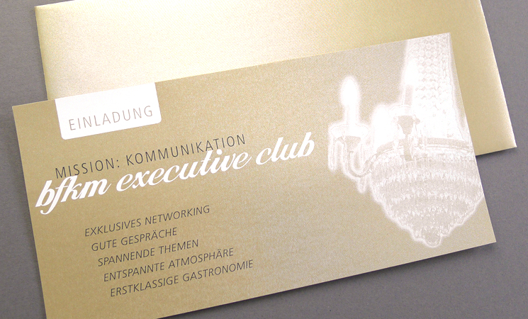 BFKM Fingerhut+Seidel exlusive Einladungskarte Gmund