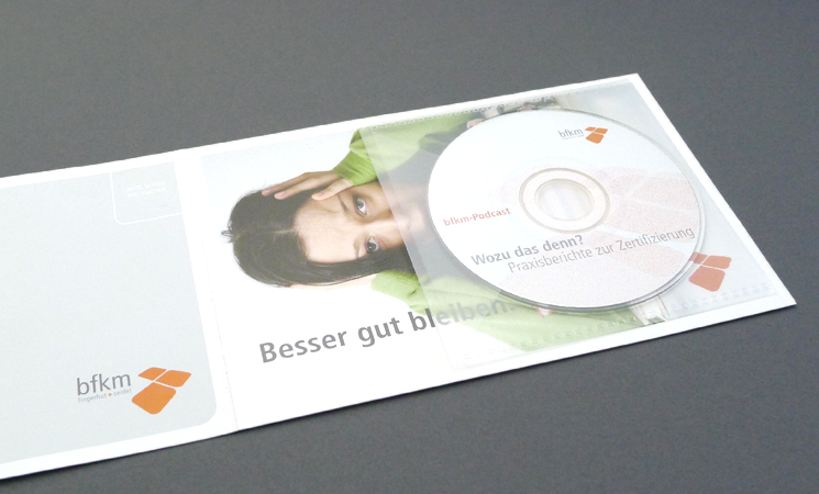 BFKM Fingerhut+Seidel Postkarte mit mini cd